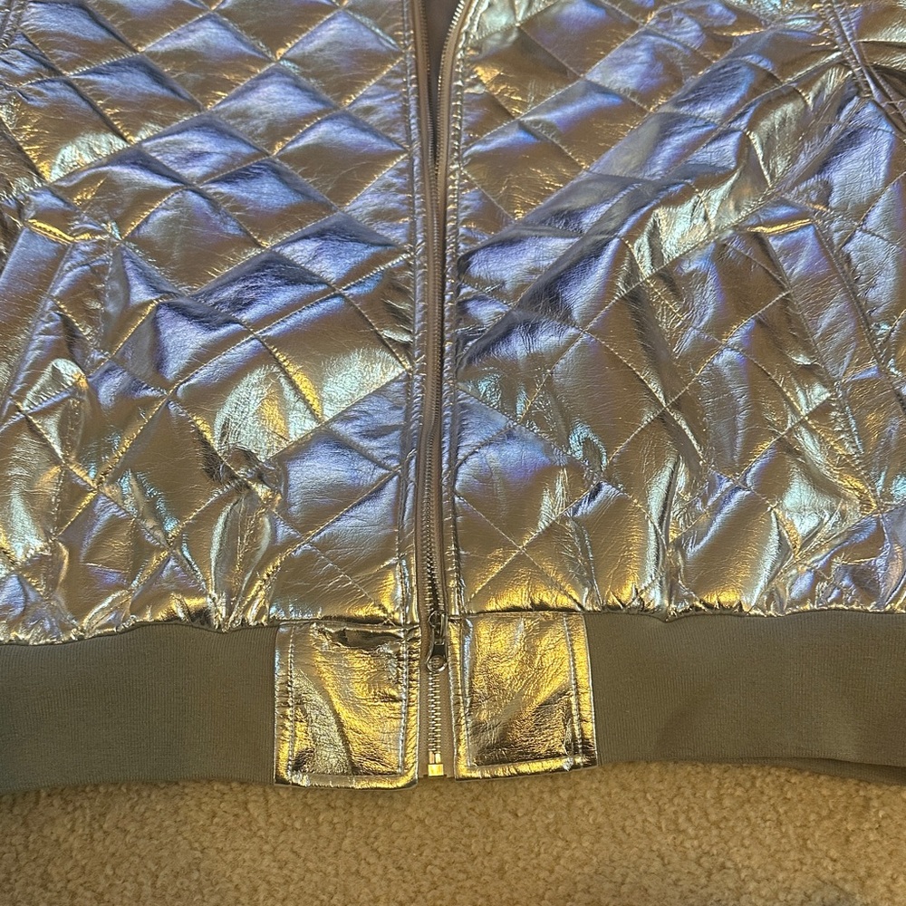 Silver Quilted Backstreet Boys Jacket Exclusively from The Sphere Show 2/14/26 - Picture 10 of 10